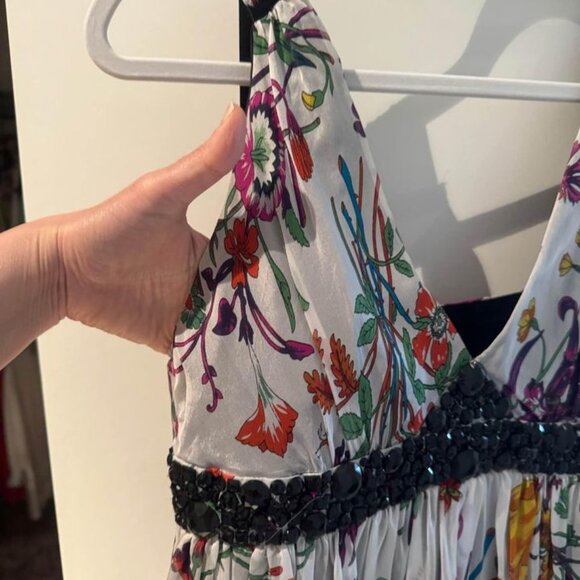 %100 SILK Zara dress limited edition size medium - Picture 6 of 7